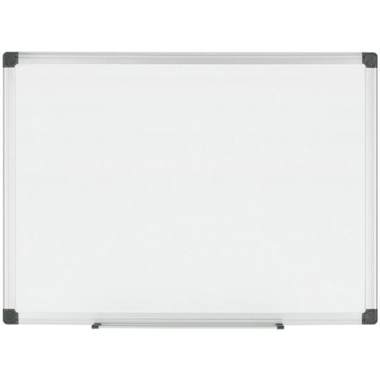 Picture of Bi-silque Bi Office Maya Magnetic Dry-Erase Whiteboard, 960in x 484in, Aluminum Frame With Silver Finish