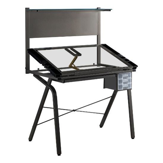 Picture of Monarch Specialties Adjustable Drafting Table, Rectangular, Black