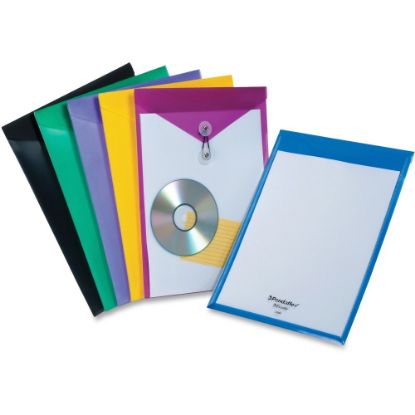 Picture of Pendaflex ViewFront Poly Envelope, #2 (8 1/2in x 11in), Assorted Colors (No Color Choice)