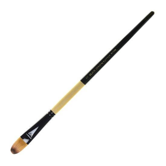 Picture of Dynasty Long-Handled Paint Brush 1526FIL, Size 10, Filbert Bristle, Nylon, Multicolor