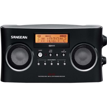 Picture of Sangean Radio Tuner - 5 x AM, 5 x FM - LCD Display - Headphone - 6 x C