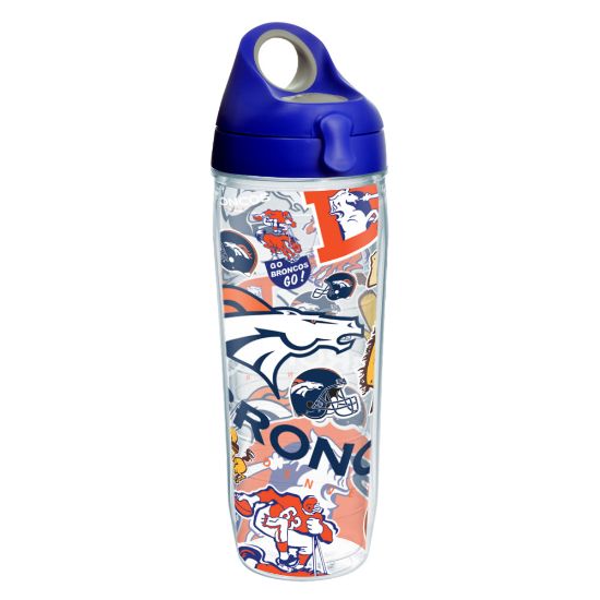 Picture of Tervis NFL All-Over Water Bottle With Lid, 24 Oz, Denver Broncos