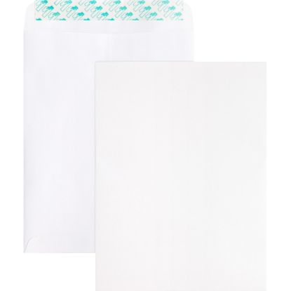 Picture of Business Source Self Sealing Catalog Envelope - Catalog - 9in Width x 12in Length - 28 lb - Peel & Seal - Wove - 100 / Box - White