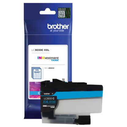 Picture of Brother LC3033 INKvestment Cyan High-Yield Ink Tank, LC3033C