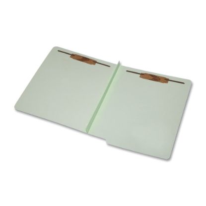 Picture of SKILCRAFT 2-Part Design Classification Folders, Letter Size, 30% Recycled, Light Green, Box Of 25 (AbilityOne 7530-01-590-7105)