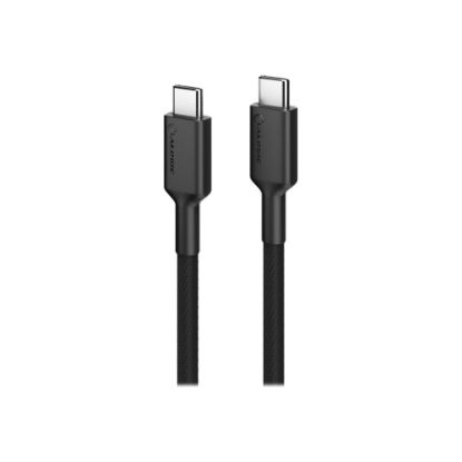 Picture of ALOGIC Elements PRO USB-C to USB-C cable - Male to Male - 1m - USB 2.0 - 5A - 480Mbps - Black - 3.28 ft USB-C Data Transfer Cable for Smartphone, Tablet, Notebook