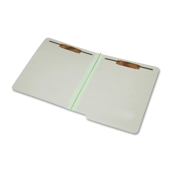 Picture of SKILCRAFT 2-Part Design Classification Folders, Letter Size, 30% Recycled, Light Green, Box Of 25 (AbilityOne 7530-01-590-7108)