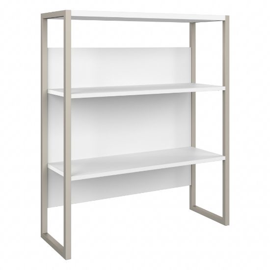 Picture of Bush Business Furniture Hybrid 43inH Bookcase Hutch, White, Standard Delivery