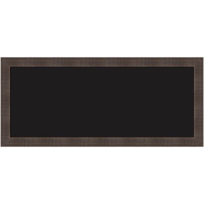 Picture of Amanti Art Liquid Chalk Marker Board, 14in x 32in, Black, Whiskey Brown Wood Frame