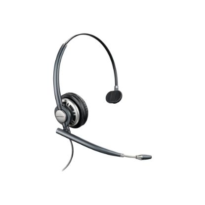 Picture of Poly EncorePro 710D with Quick Disconnect Monoaural Digital Headset TAA - Mono - USB Type A - Wired - 80 Hz - 20 kHz - Over-the-head, On-ear - Monaural - Ear-cup - 2.92 ft Cable - Noise Cancelling, Omni-directional Microphone - Noise Canceling