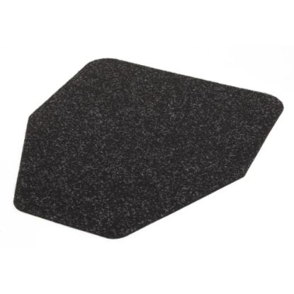 Picture of Hospeco Health Gards Premium Urinal Mats, 1-13/16in x 17-5/8in, Black, Pack Of 6 Mats