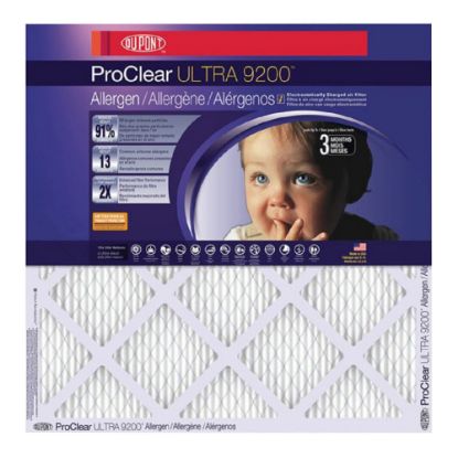 Picture of DuPont ProClear Ultra 9200 Air Filters, 18inH x 14inW x 1inD, Pack Of 4 Air Filters