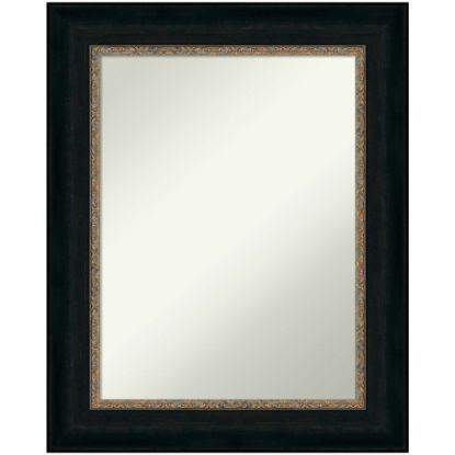 Picture of Amanti Art Non-Beveled Rectangle Framed Bathroom Wall Mirror, 30-1/2in x 24-1/2in, Paragon Bronze