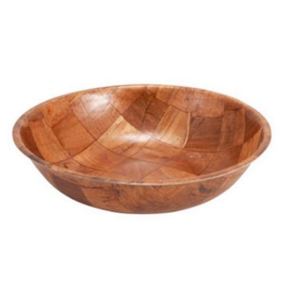 Picture of Winco Woven Wood Salad Bowl, 10in