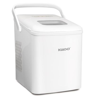 Picture of Igloo IGLICEB26HNWH 26 Lb Self-Cleaning Ice Maker, White