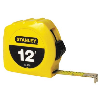 Picture of Stanley Bostitch Thumb Latch Lock Measuring Tape, 12ft