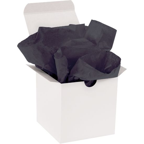 Picture of Partners Brand Gift-Grade Tissue Paper, 15in x 20in, Black, Pack Of 960