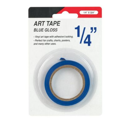 Picture of Cosco Art Tape, 1/4in x 324in, Gloss Blue