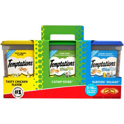 Picture of Temptations Cat Treats Variety Pack, 1 Lb, Pack Of 3 Bags