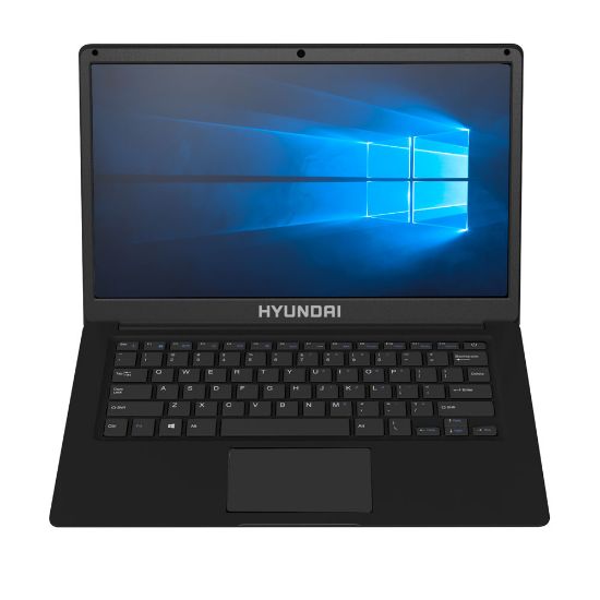 Picture of Hyundai Thinnote Laptop,14.1in Screen, Intel Celeron, 4GB Memory, 64 eMMc Storage, Windows 10, Black