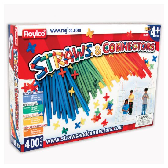 Picture of Roylco Straws And Connectors, 8in x 25in, Pack Of 400