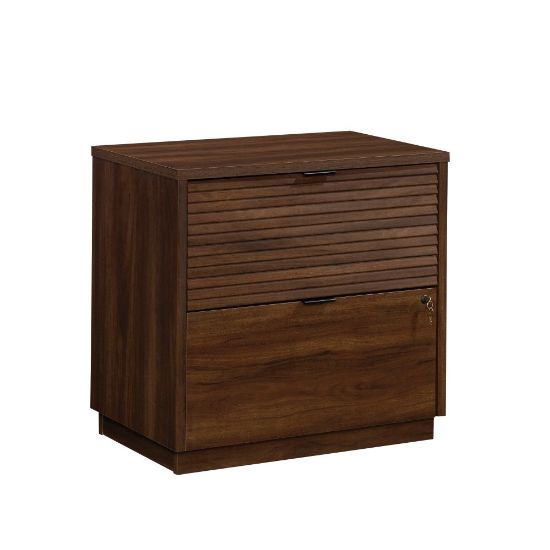 Picture of Sauder Palo Alto Commercial 31inW x 19-3/8inD Lateral 2-Drawer File Cabinet, Spiced Mahogany