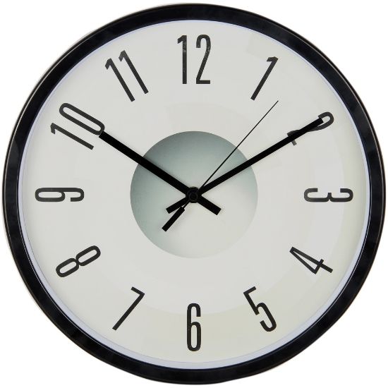 Picture of Victory Light Heavy-duty Silent Wall Clock - Black/Plastic Case, Gray