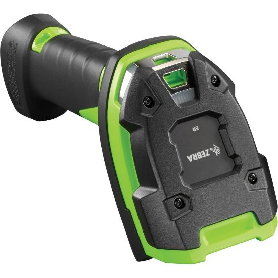 Picture of Zebra DS3678-ER Handheld Barcode Scanner - Wireless Connectivity - 1D, 2D - Imager - Bluetooth - Industrial Green