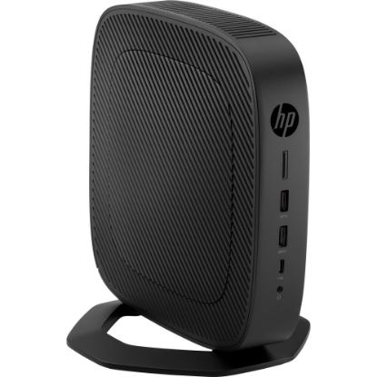 Picture of HP t640 Thin Client - AMD Ryzen R1505G Dual-core (2 Core) 2.40 GHz - 4 GB RAM DDR4 SDRAM - 16 GB Flash - AMD Radeon Vega 3 Graphics - Gigabit Ethernet - HP Smart Zero - DisplayPort - VGA - Network (RJ-45) - 2 USB 2.0 Port(s) - USB Type-C - 45 W