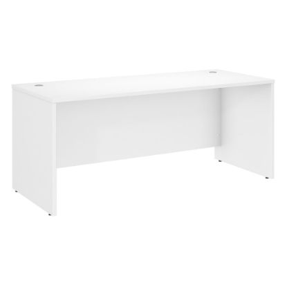 Picture of Bush Business Furniture Studio C 72inW Office Computer Desk, White, Standard Delivery