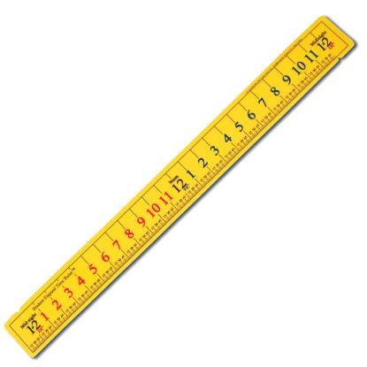 Picture of Learning Advantage Student Elapsed Time Rulers, 17 1/2in, Multicolor, Pack Of 12