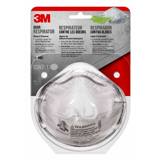 Picture of 3M Household Cleanser Odor Respirator, White