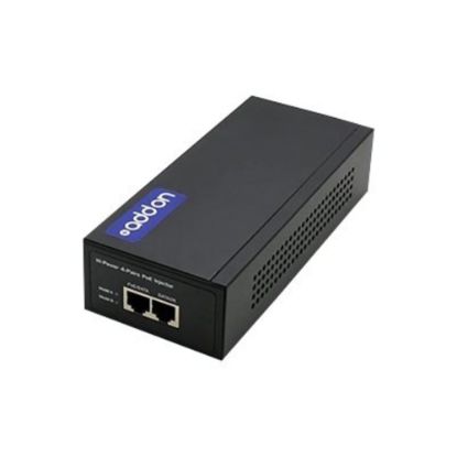 Picture of AddOn 25W POE Power Injector (IEEE802.3at 48v 25W max, 10/100Base-T) - 100% compatible and guaranteed to work