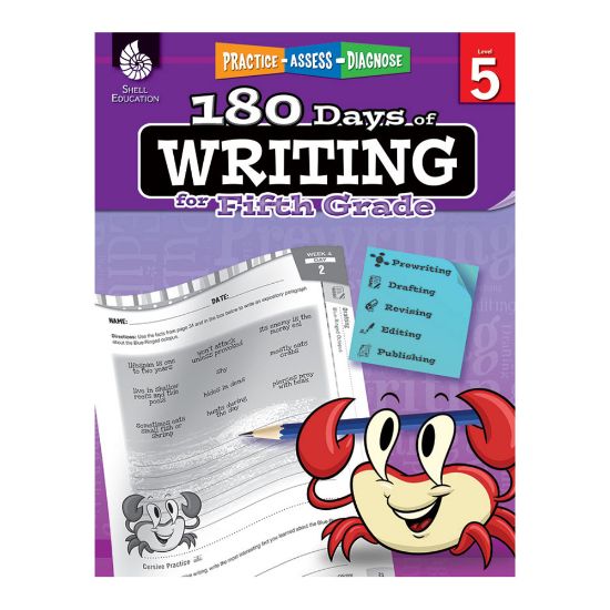 Picture of Shell Education 180 Days Of Writing Workbook, Grade 5