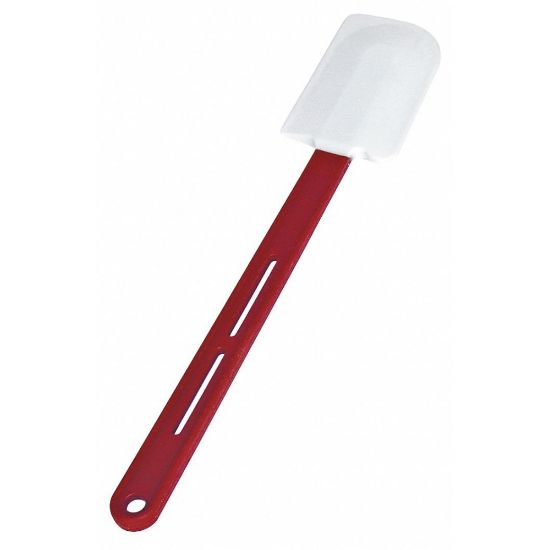 Picture of Hoffman High-Heat Silicone Spatulas, 10in, Red/White, Pack Of 12 Spatulas