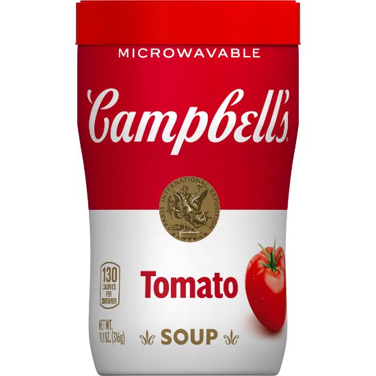 Picture of Campbells Soup On The Go Tomato Soup Cups, 11.1 Oz, Case Of 8 Cups