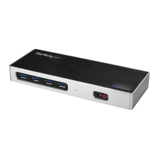 Picture of StarTech.com USB-C / USB 3.0 Docking Station - Compatible with Windows / macOS - Supports 4K Ultra HD Dual Monitors - USB-C - Six USB Type-A Ports - DK30A2DH - Dual Monitor Docking Station - HDMI and DisplayPort Ports - DisplayLink Technology