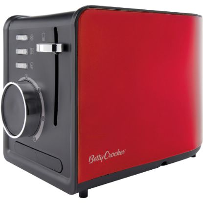 Picture of Betty Crocker BR-603 2-Slice Multi-Function Toaster, 8-5/16inH x 7-7/8inW x 12-1/16inD, Red