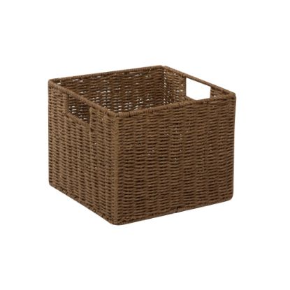 Picture of Honey-Can-Do Paper Rope Storage Crate, Medium Size, Brown