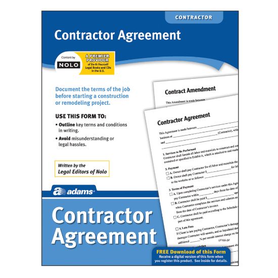 Picture of Adams Contractor Agreement