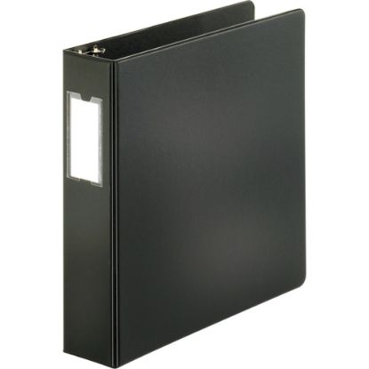 Picture of Business Source 3-Ring Binder, 2in D-Rings, Black