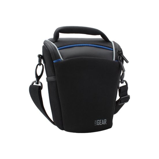 Picture of USA Gear QTL GRQLQTL100BKEW - Shoulder bag for camera and lenses - neoprene