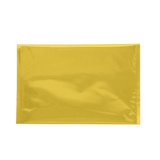 Picture of Partners Brand Metallic Glamour Mailers, 12-3/4in x 9-1/2in, Gold, Case Of 250 Mailers