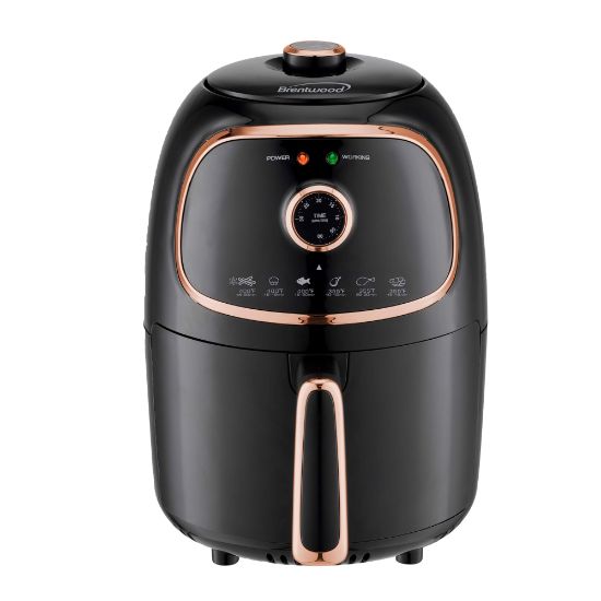 Picture of Brentwood 2-Quart Electric Air Fryer, Black/Copper