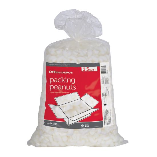 Picture of Office Depot Brand Loose-Fill Packing Peanuts, 1.5 Cu Ft