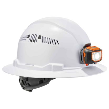 Picture of Ergodyne Skullerz 8973LED Class C Full Brim Hard Hat, White