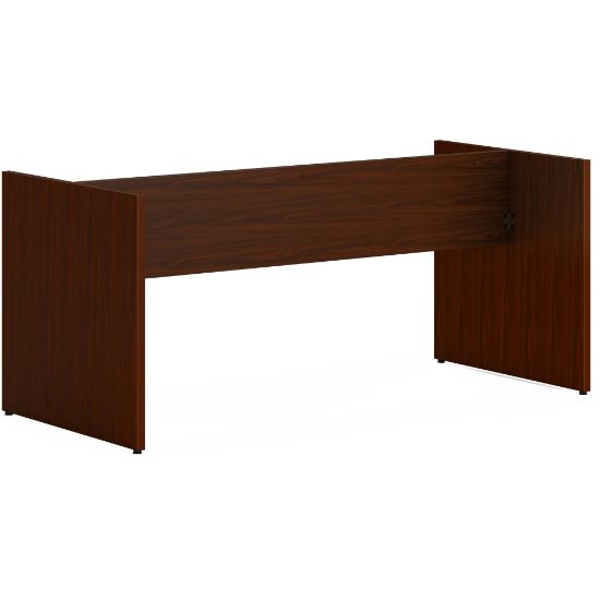 Picture of HON Mod HLPLTBL96BASE Conference Table Base - Finish: Traditional Mahogany