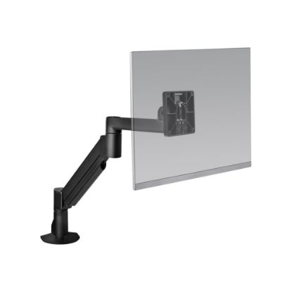 Picture of HAT Design Works 7000 - Mounting kit - adjustable arm - for LCD display - vista black - screen size: up to 32in - wall-mountable, grommet, desk-mountable, through-hole mountable