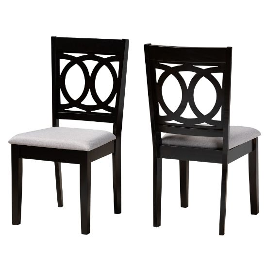 Picture of Baxton Studio 10524 Dining Chairs, Gray, Set Of 2 Chairs