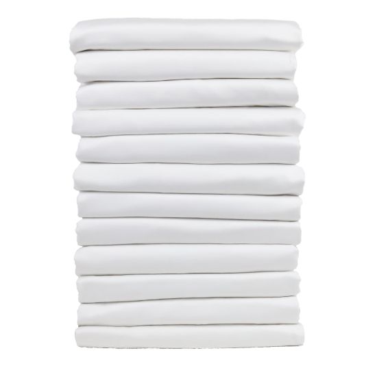 Picture of 1888 Mills Suite Touch Queen Pleated Bed Skirts, 60in x 80in x 16in, White, Pack Of 72 Skirts